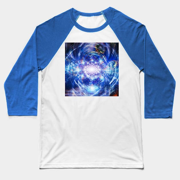 Universes inside glass spheres Baseball T-Shirt by rolffimages